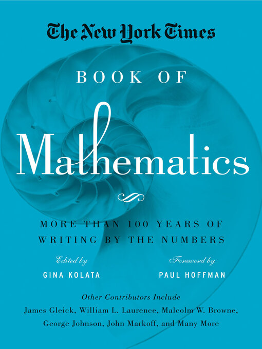 Title details for The New York Times Book of Mathematics by Gina Kolata - Available